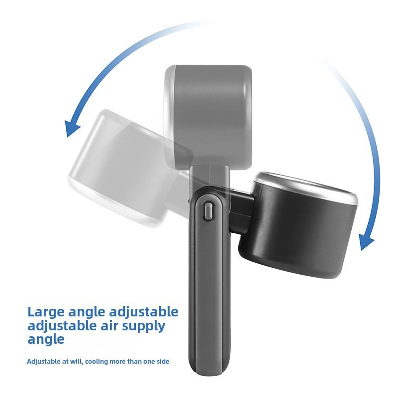 3-in-1 Portable Foldable Mini Handheld Fan, Multifunctional with 5 Wind Speeds Outdoor Handheld Fan with Digital Display