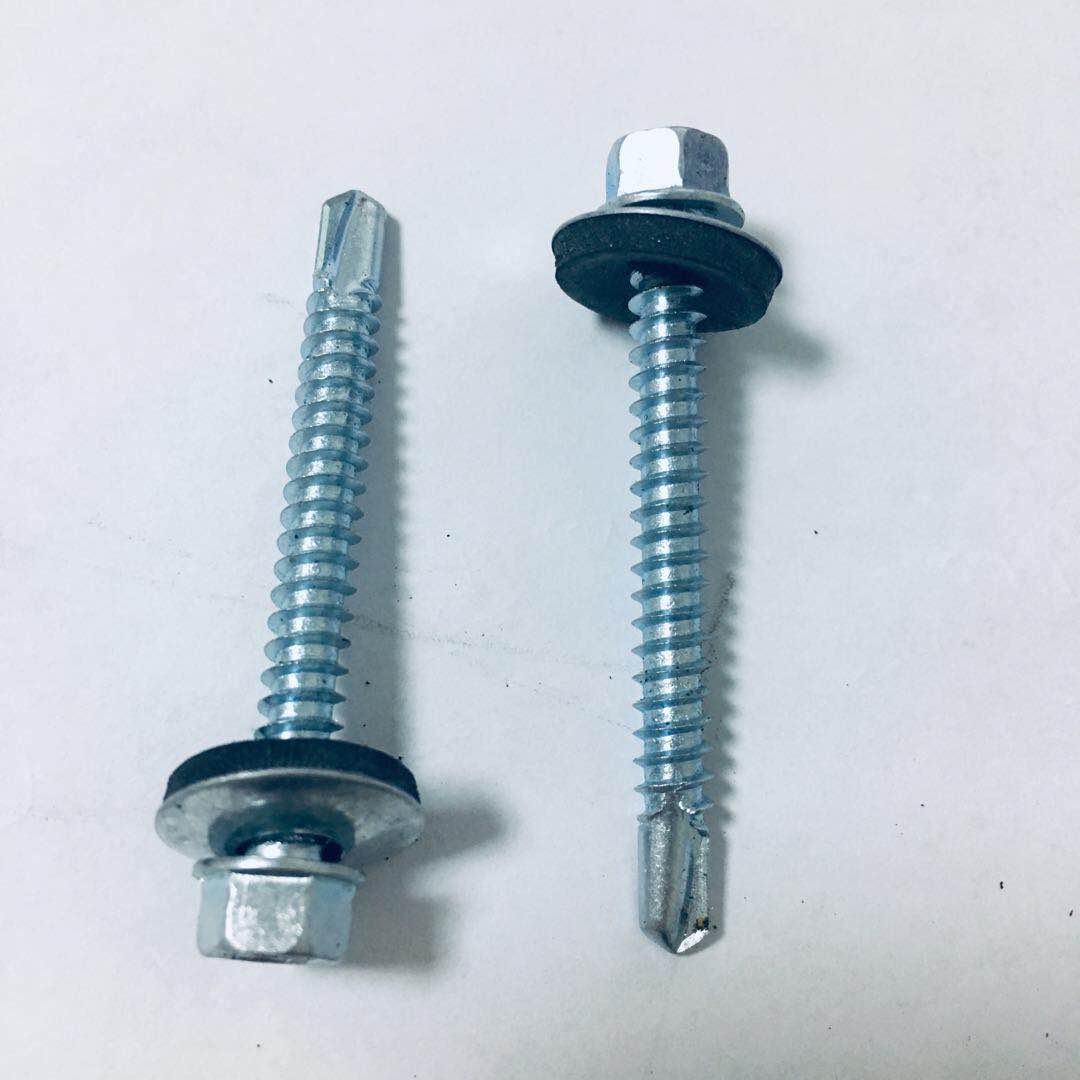 Self Screws White Zinc Plating Carbon Steel Tek Screw  Self-drilling Screw