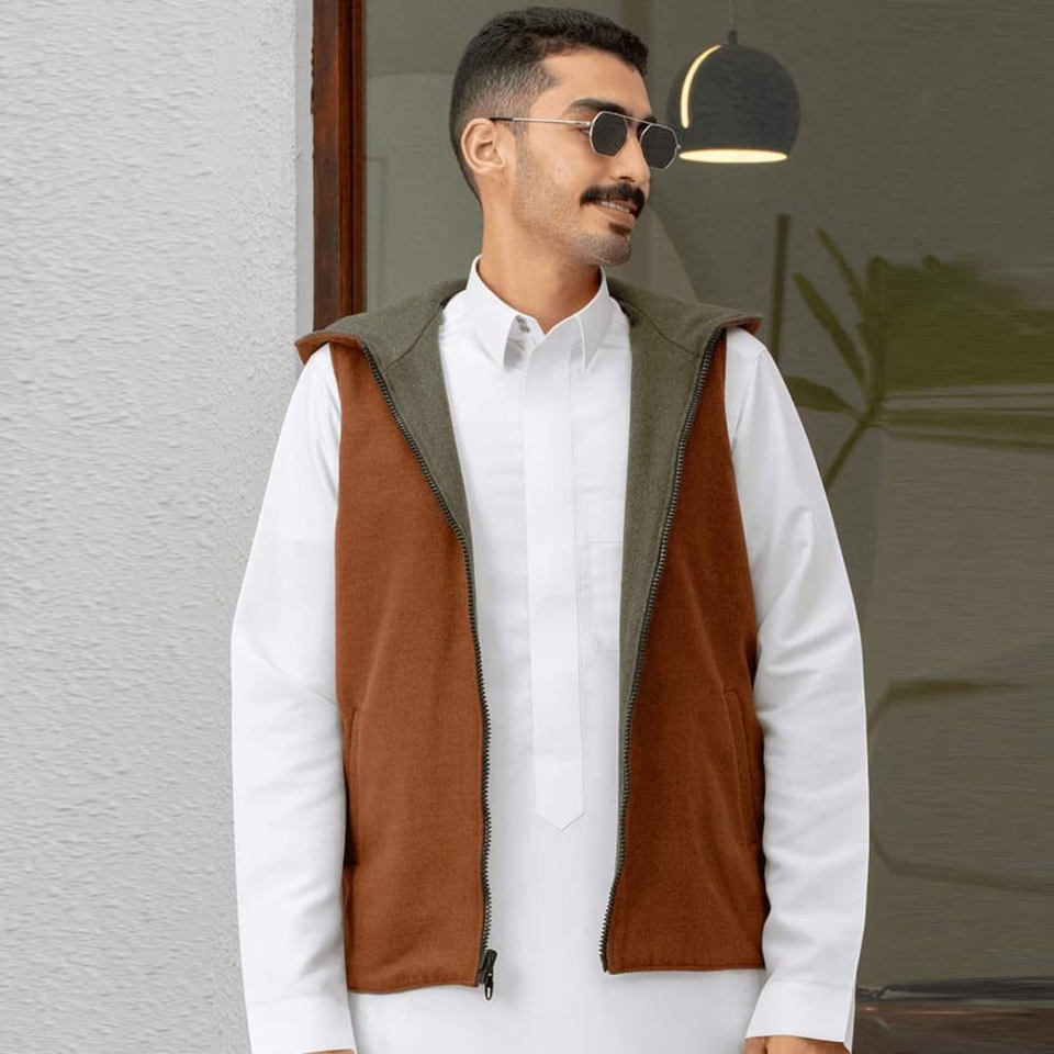 Custom Arab Vest Islamic Saudi Arabic