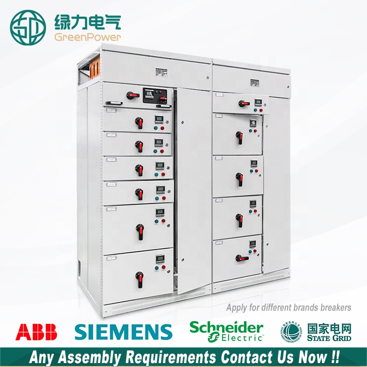 Electric MCC Power Distribution Equipment Cabinet Panel Withdrawable Fixed Low Voltage Switchgear