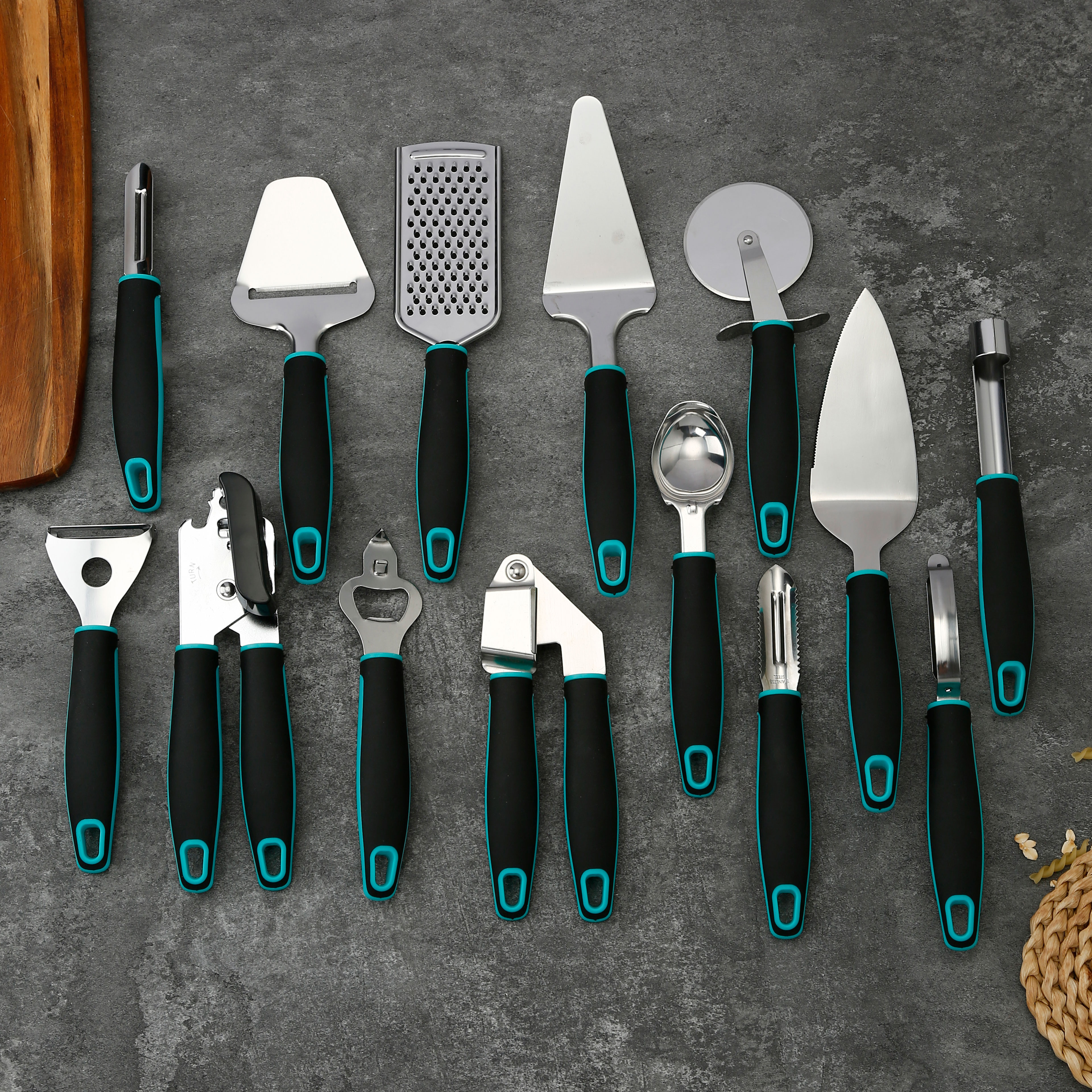 26 Pcs Stainless Steel Kitchen Accessories Baking Cookware Set Non-stick Kitchen Utensils Set