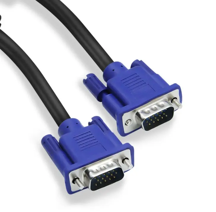 High Speed 15pin 1.5m 3+5 VGA Monitor Cable Male to Male OEM Computer Cable VGA Cable