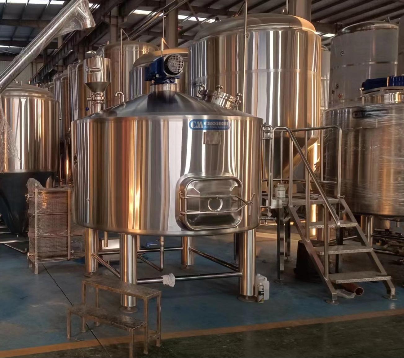 Customized Capacity Stainless Steel 304 Cold Brew Coffee Machine with Pressure Vessel & PLC Control High Productivity
