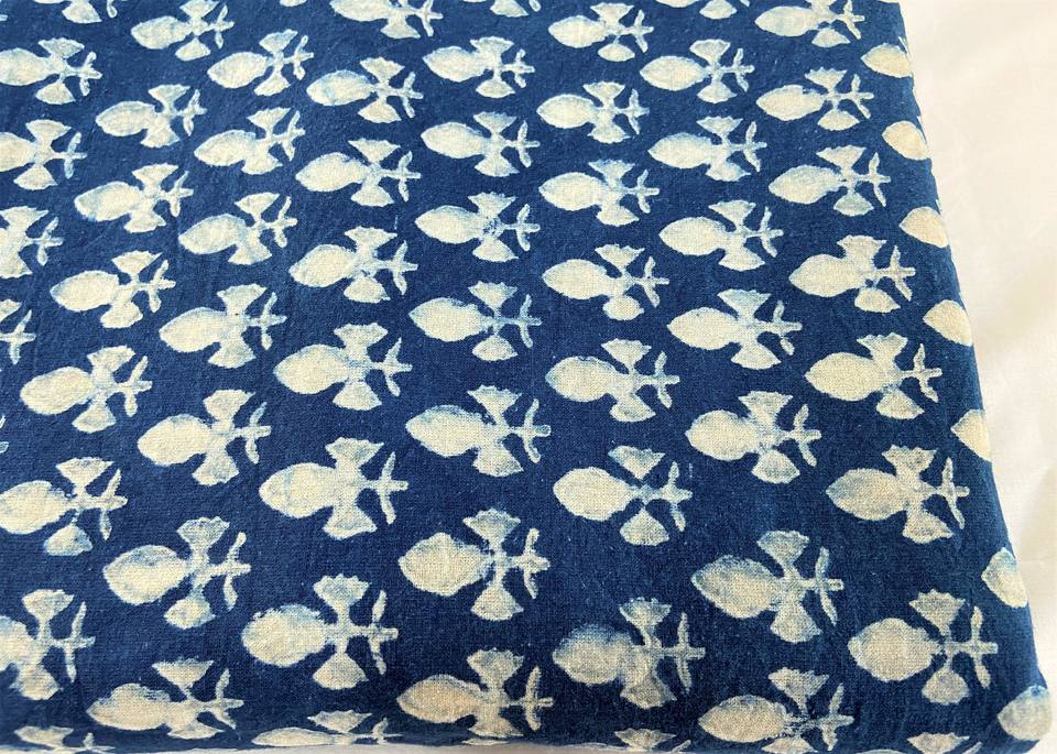 Органический индиго (Hand Block Print)