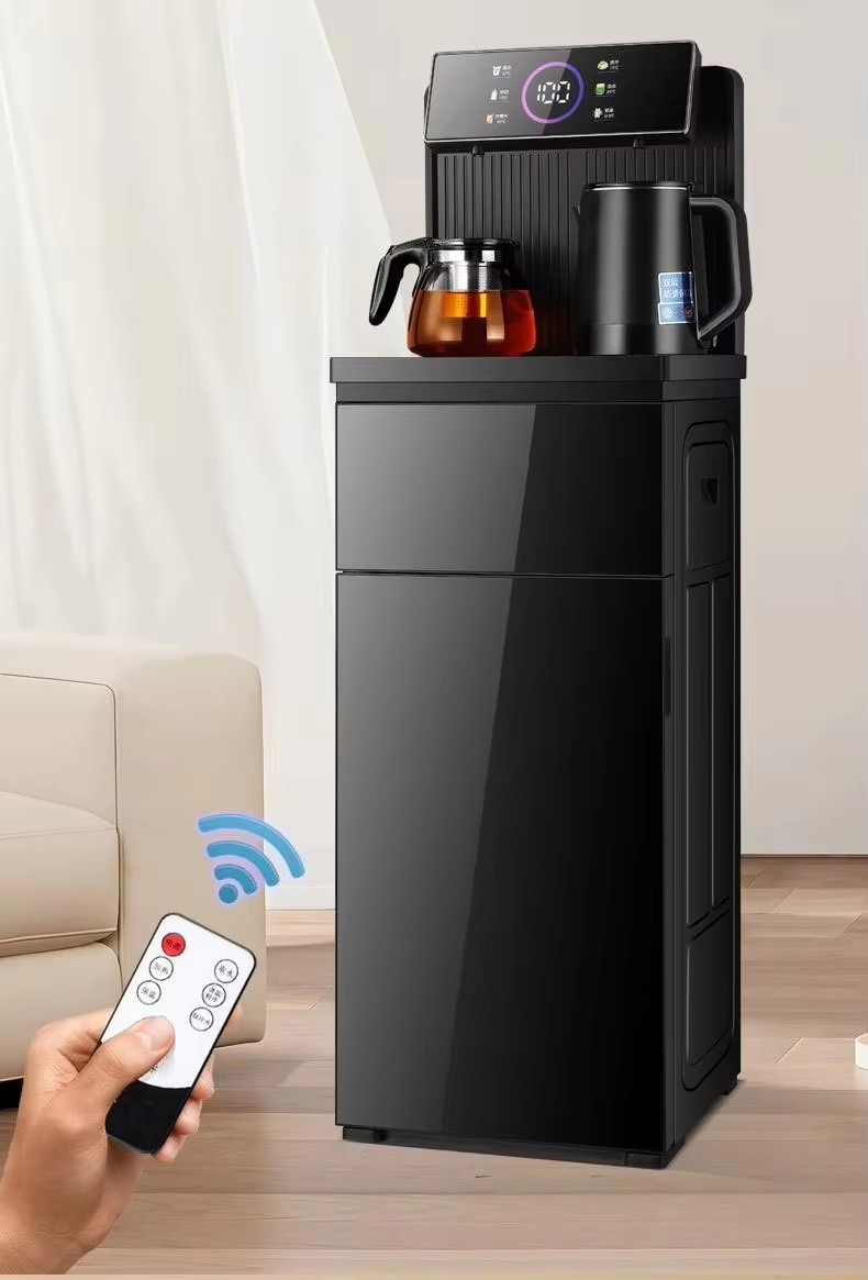 Remote Control Vertical Hot and Cold Tea bar Water Dispenser Bottom Mounted Bucket Water Fountain for Office