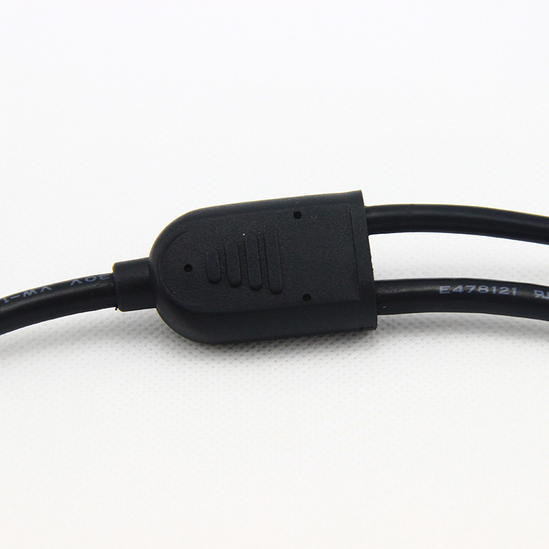 Factory Customized 12V Powered USB Cable with 8-Pin RJ45 and MX 4.2 1X3 3-Pin Connectors Pure Copper Conductor PVC Jacket
