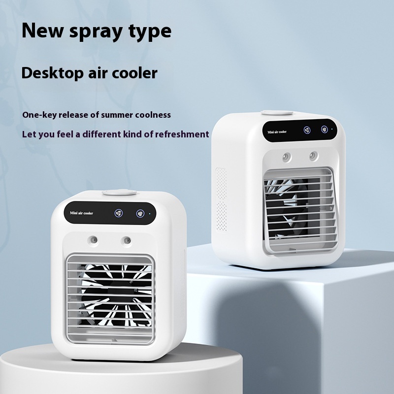 3 in 1 Portable Fan Air Conditioner Humidifier Cooling USB Fan Air Cooler Water Mist Humidification Fans