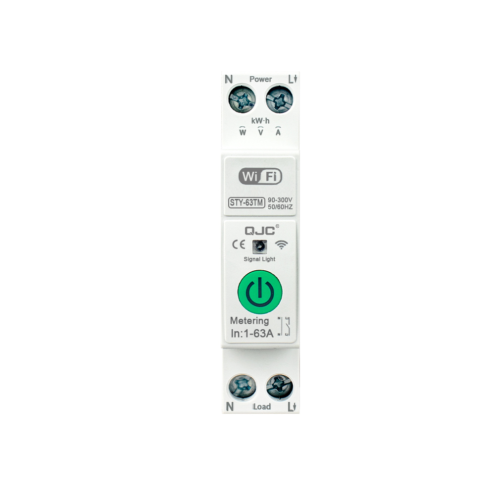 QJC Smart WIFI Miniature Circuit Breaker Remote Control Safety Switch Wifi Mcb Tuya App Mcb Automatic Switch and Wifi Remote