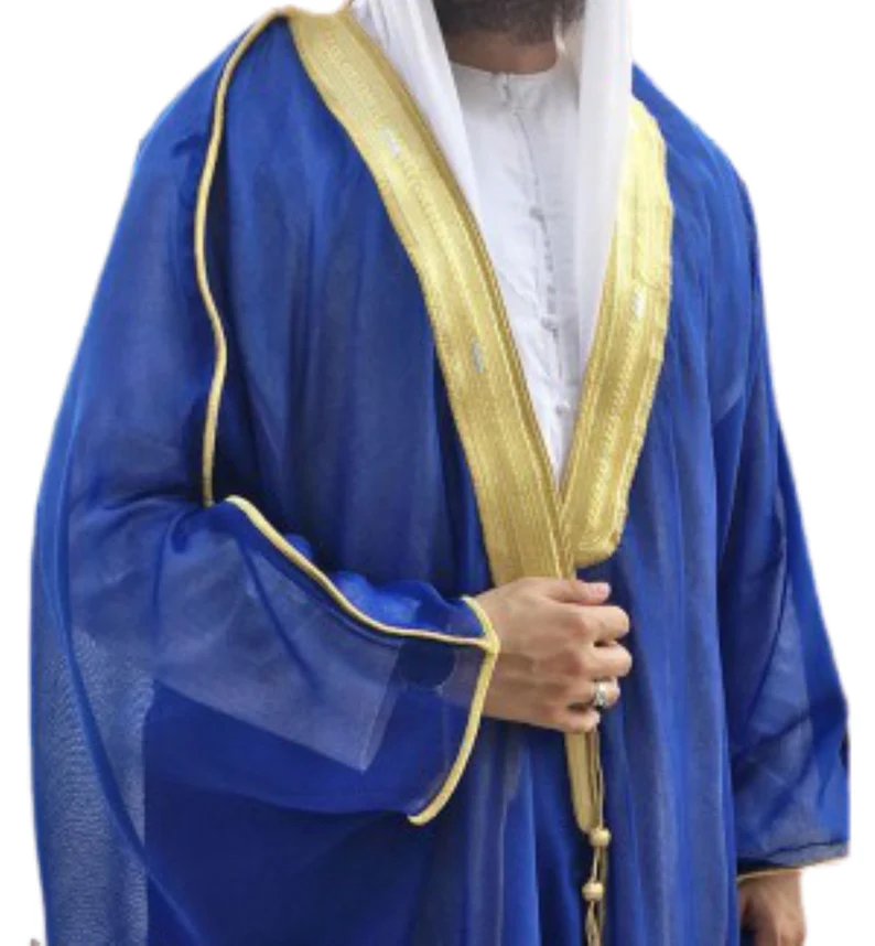 Custom Islamic Saudi Arabian Mishlah Bisht