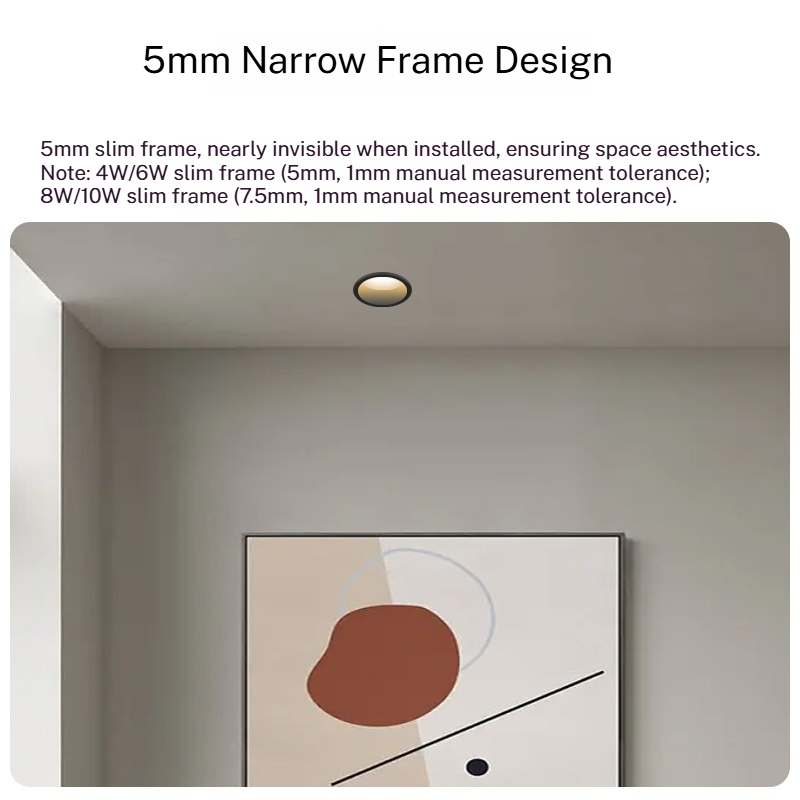 Aluminum LED Down Spot Light 5W 7W 9W 12W 15W 18W SMD Ceiling Recessed Round CCT Changeable Light for Home & Hotel Use