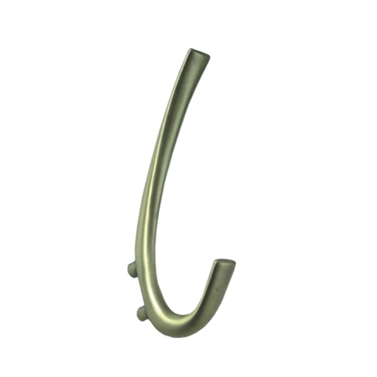 Home Decoration Zinc Alloy Silver Wall Mount Hat and Coat Hanger Rack Hooks with Screws Eco-Friendly Multifunction