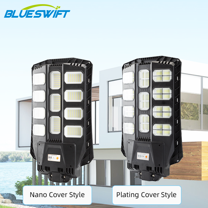 Solar Street Light Outdoor  Waterproof All in One Street Lights Support Body and Optical Induction Function