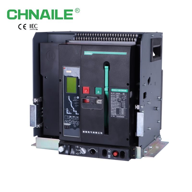 CHNAILE NLW1 Intelligent Air Circuit Breaker 1600A-6300A ACB 3P 4P 65kA High Breaking Capacity Smart Power Distribution
