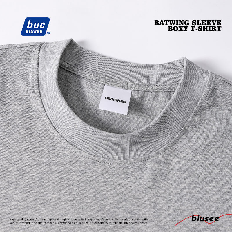 Batwing Sleeve Heavy Cotton Tee
