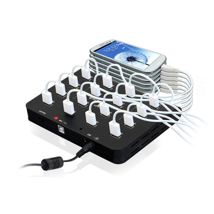 Kdata Custom Powered Switch Cheap Fast Charging Docking Station Computer Accessories Industrial 16 Port Usb Hub