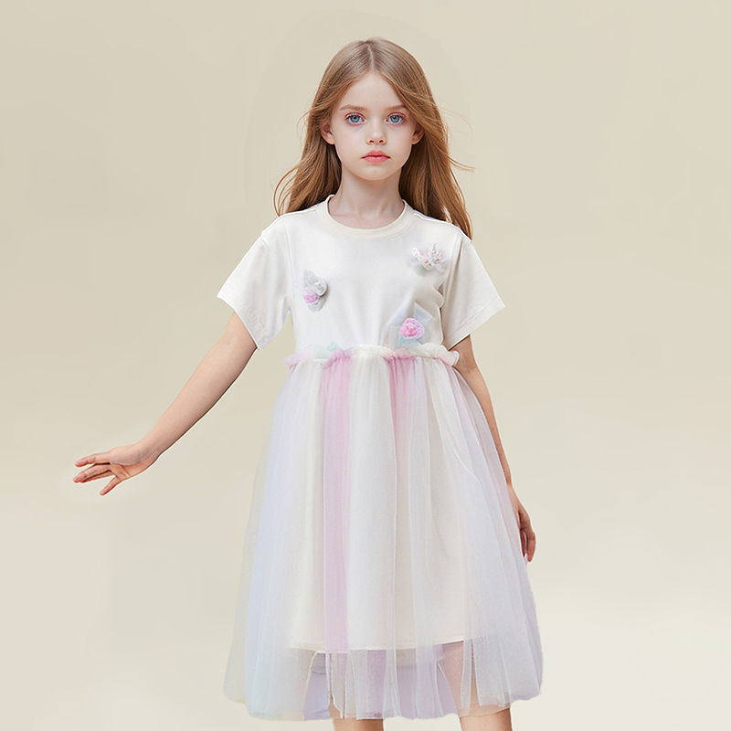 Топ 3D Flower Decor (Short Sleeve)
