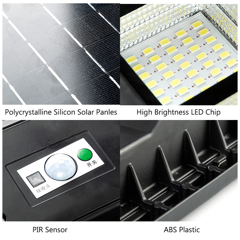 Aluminum Alloy Ip65 Integrated Solar Garden Light