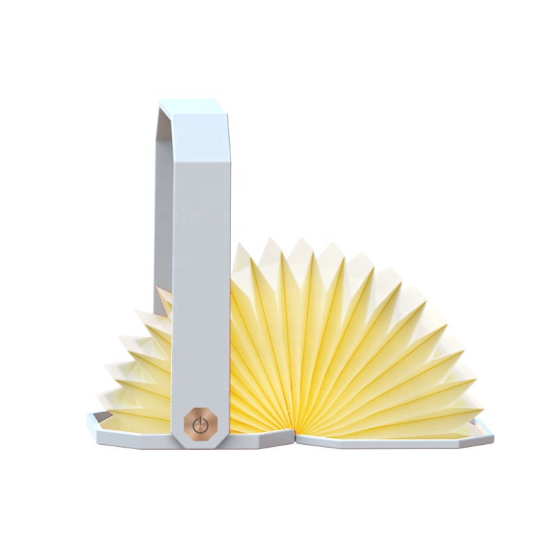 2025 Trending Innovative Products Folding Night Light USB White ABS Night Lamp Anniversary Gift Gadgets for Convenient Storage