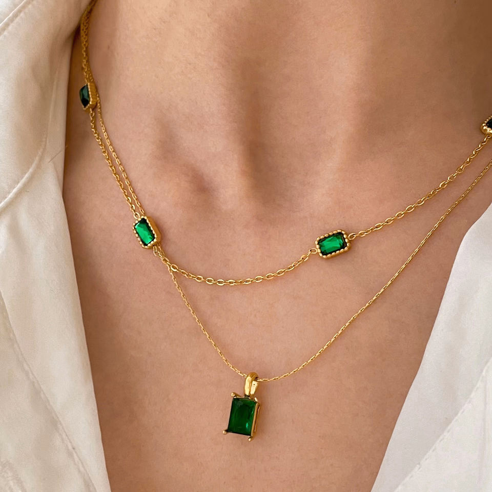Набор J-D Emerald Cut Jewelry