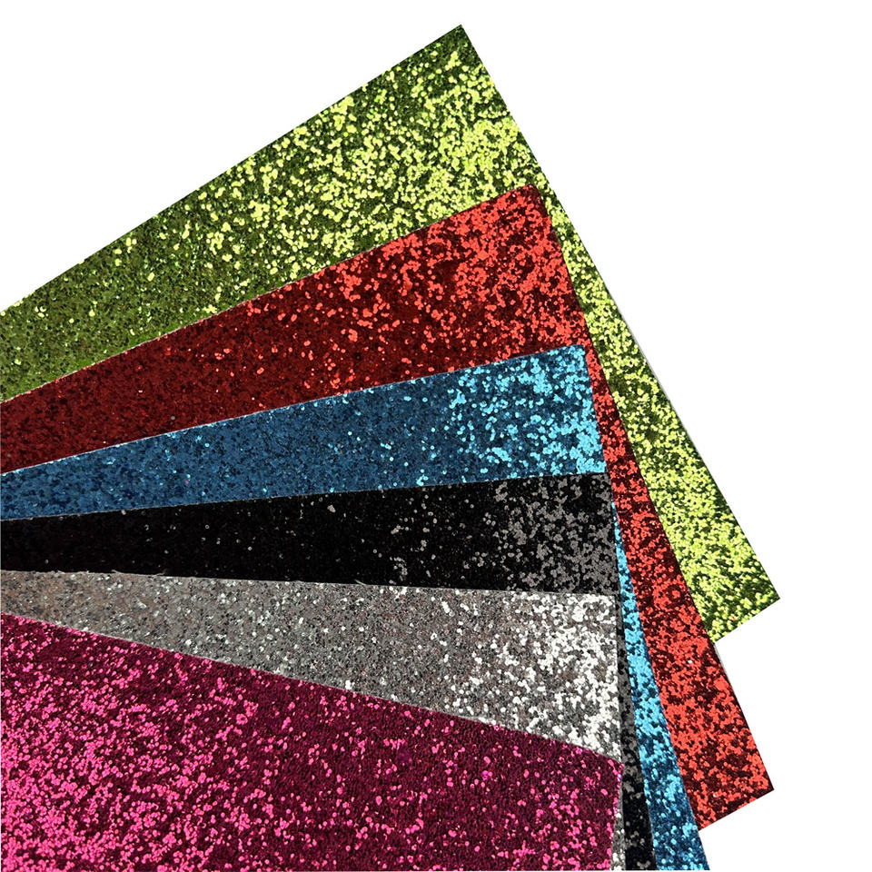 Белая глянцевая кожа Glitter PU