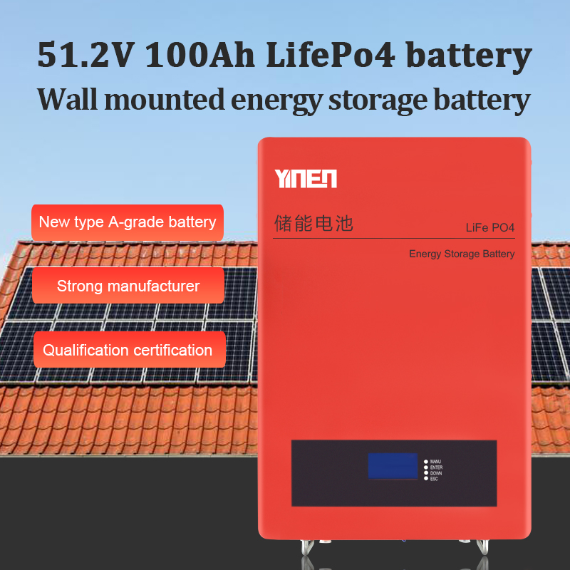 Safe and Reliable for Home Use 48v 51.2v 100ah Lithium Battery Lithium Ion Batteries for Home Appliances