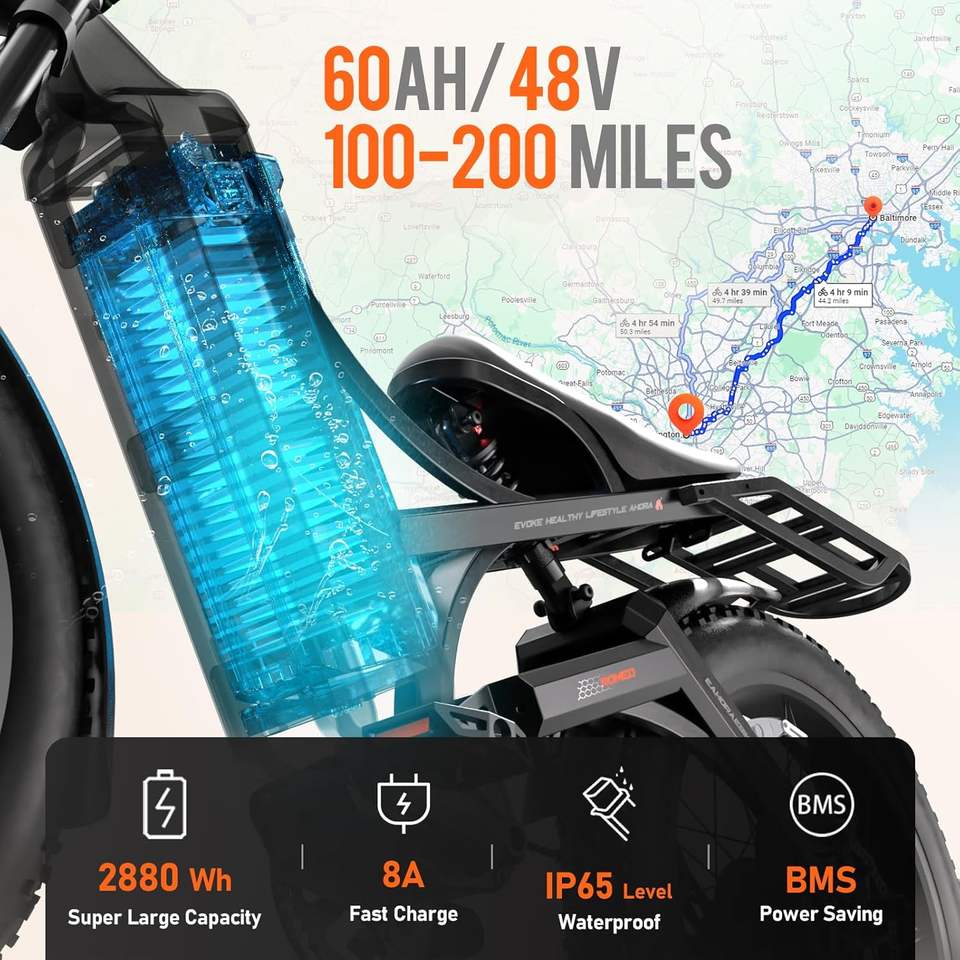 Компактный городской электробайк 250W (Peak)