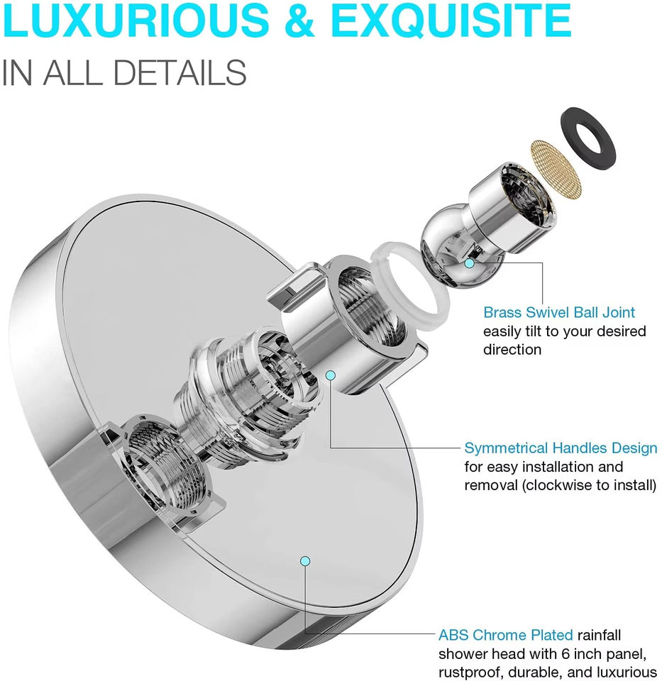 Хромированная лейка High Pressure