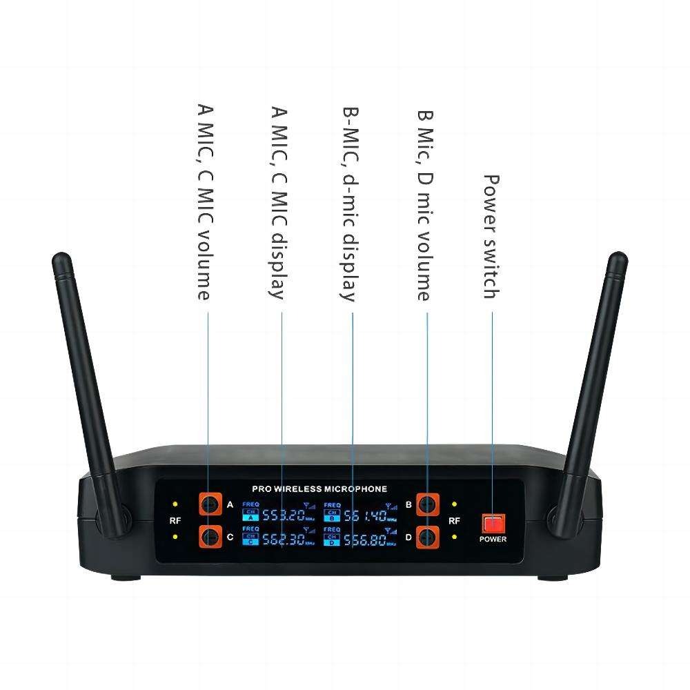 Hot Sale Multifunctional Wireless Microphone for Stage With Low Price Professional Karaoke Microphone for Church/Conference
