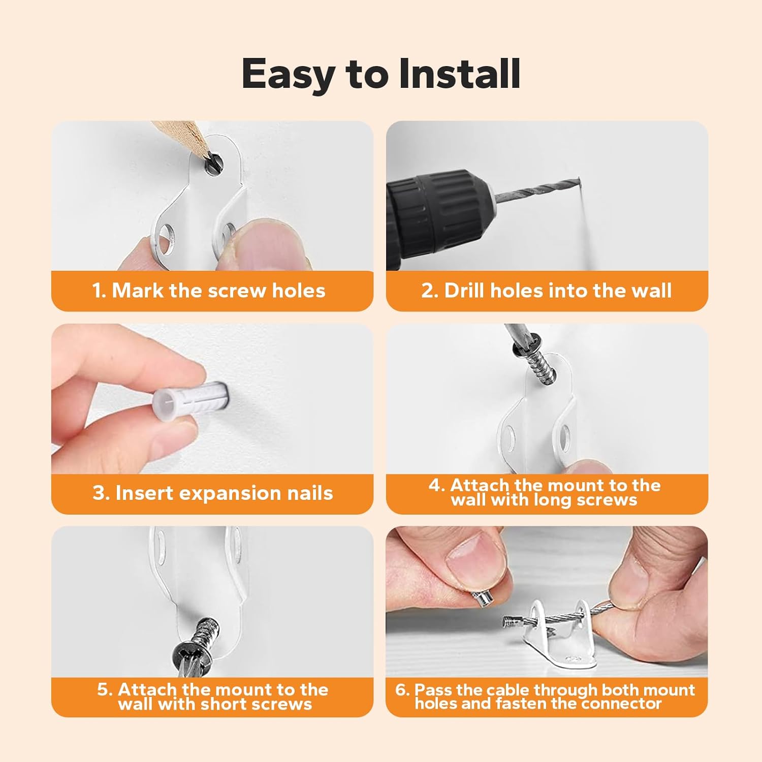 Wholesale Baby Safety Furniture Anchors Upgraded Anti-Tip Furniture Anchors for Baby Proofing Anti Tip Furniture Wall Anchors