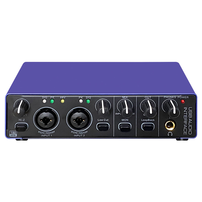 High Definition Recording Sound Card for Singing Live Streaming Karaoke USB Computer External Professional Sound Card
