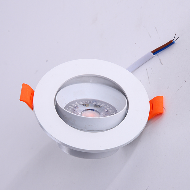 Energy Saving Indoor Home Lighting Adjustable Ceiling Recessed 5w 7w SMD Round Square Led Downlight