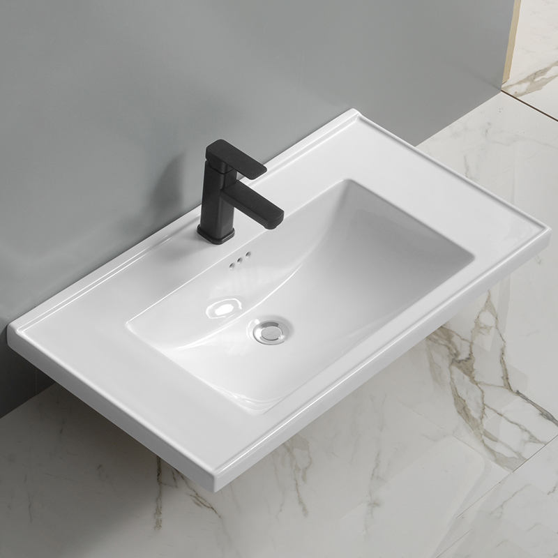 Белая раковина-сосуд для столешницы (Countertop Vessel)