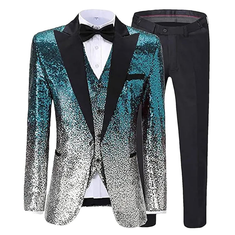 Смокинг с пайетками Custom (Sequin Men's Suits)