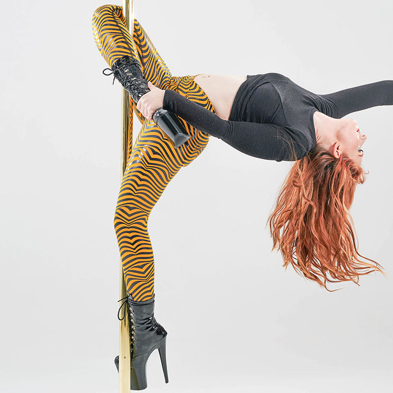 New Design Print Pole Dance Wear