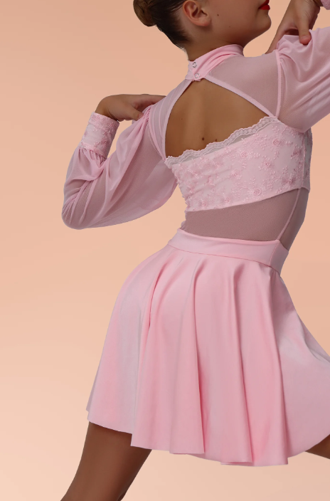 Stage Boutique Factory Unique Pink Embroidered