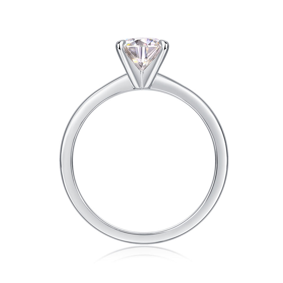 Кольцо с муассанитом 1ct (GRA Certified)