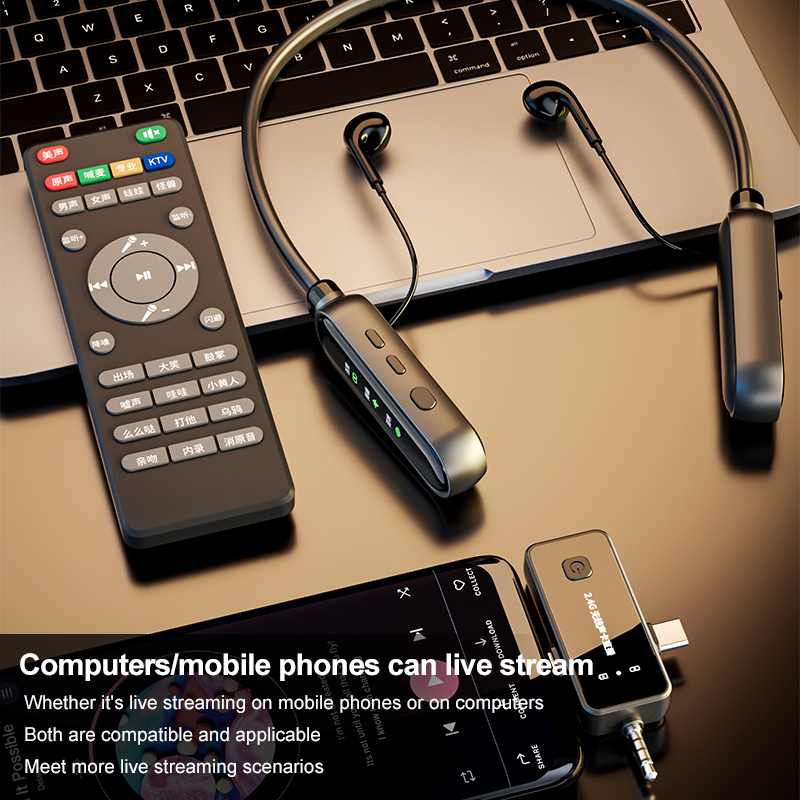 2025 Latest Hot Sale Soft Stereo Audio Sound Cards Wireless Sound Card Suitable for Live Broadcast Delivery Video Production