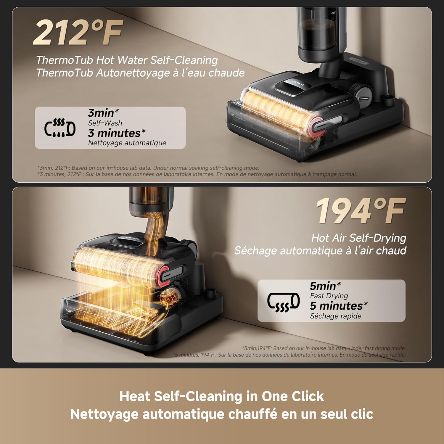 Dreame H15 Wet Dry Vacuum Cleaner 22000Pa Suction App-Controlled Powerful Motor SmoothGlide Carpet Auto Brush Rinsing Floor Care