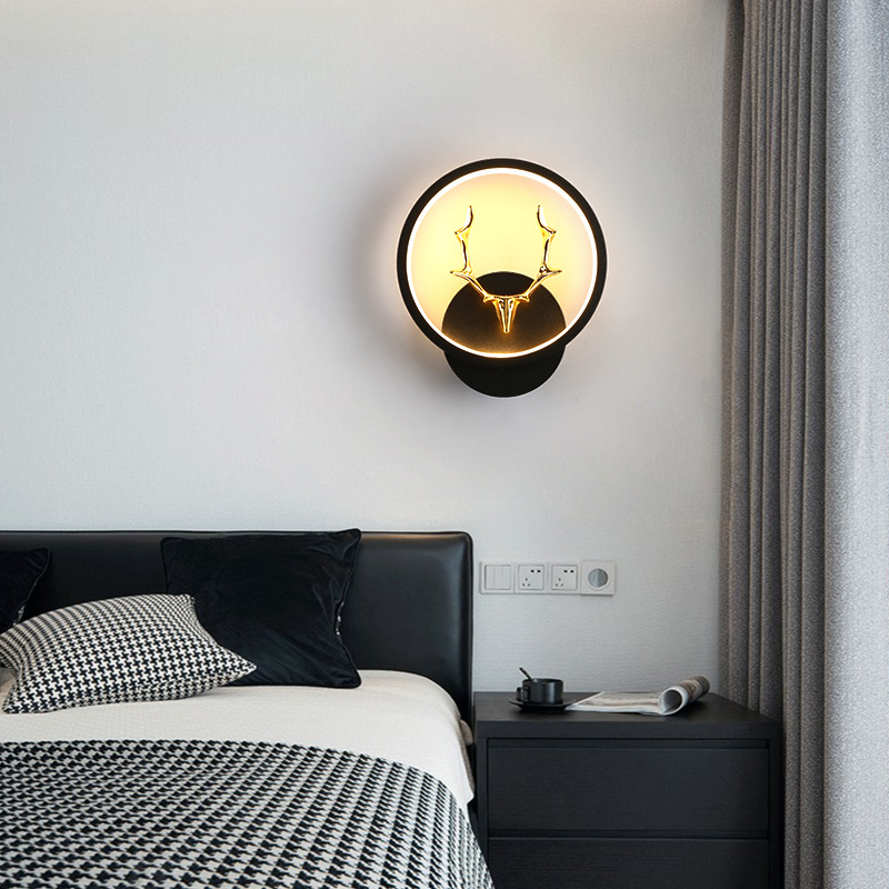 Indoor Luxury Design Decorative Home Modern LED Creative Wall Lamp Corridor Bedroom Bedside Wall Light