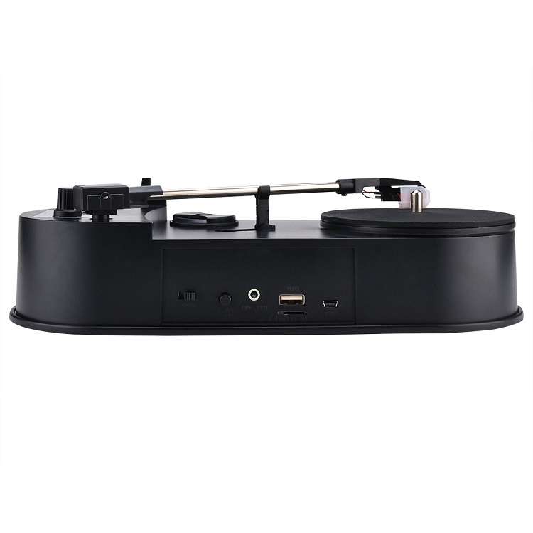Portable Vinyl Record Player Ezcap613 Turntable to MP3 Converter with Built-in Speaker Support 33/45 RPM Auto Partition Music