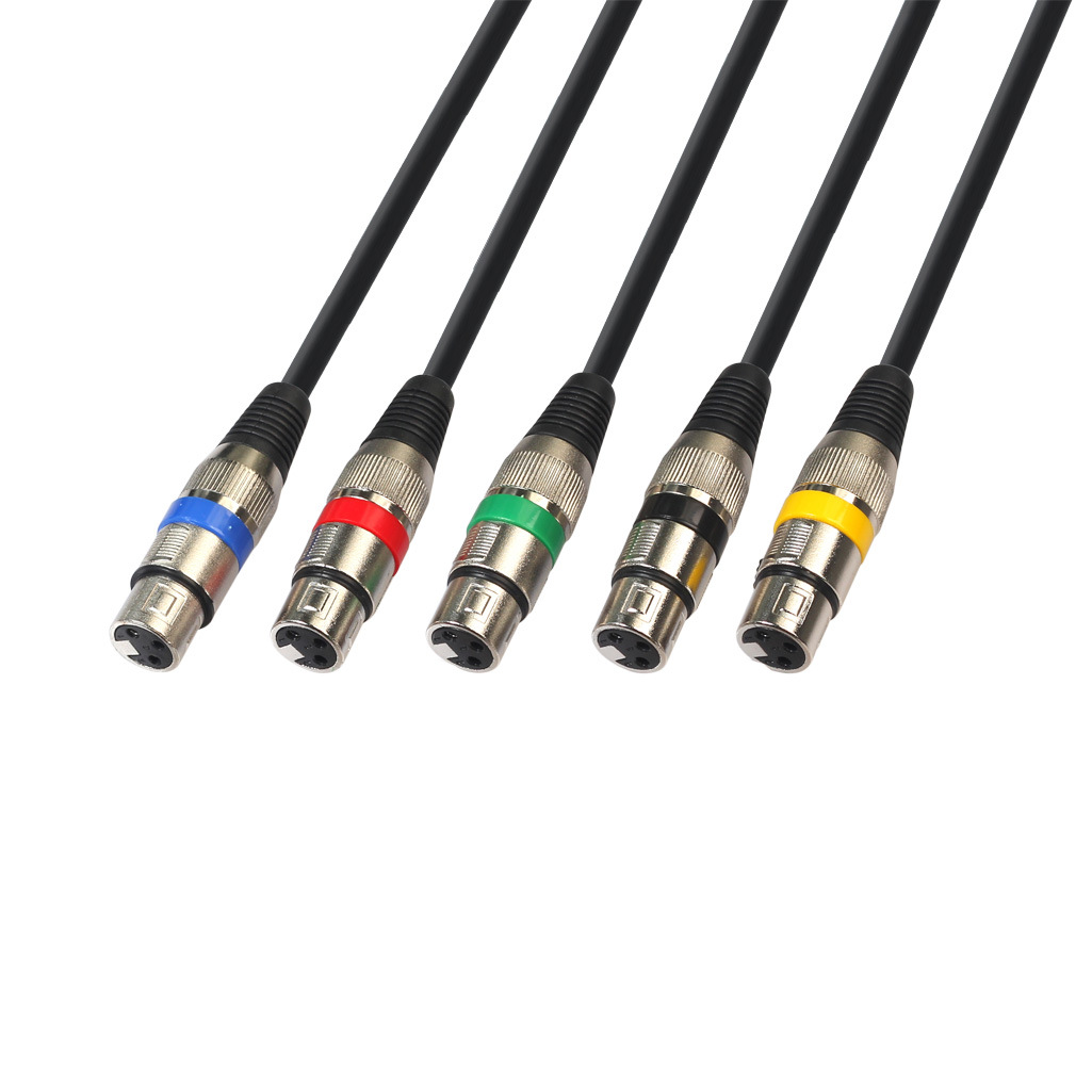 XLR Microphone Audio Cable 3Pin XLR Male to Female Extension Cable Cord Wire for Mixer Amplifier Microphone