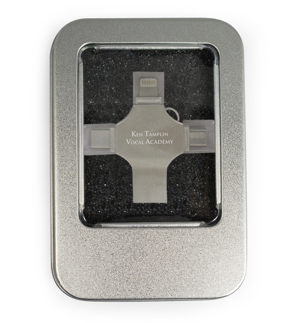 High-Speed 4-in-1 OTG USB 3.0 Flash Drive 64GB Portable Mini Jump Drive 128GB 256GB Android Photo Stick New USB 2.0 for Metal