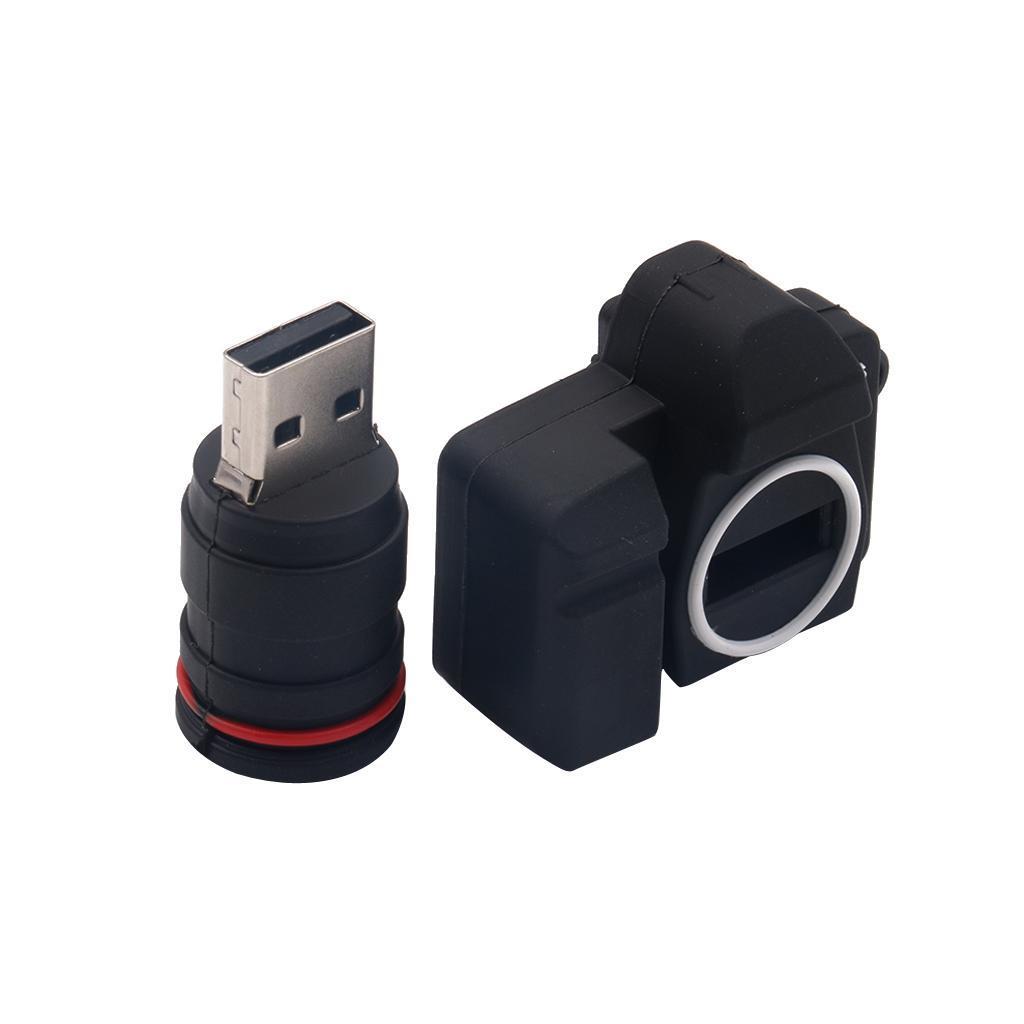 Hot Selling Camera Shape 8GB 4GB USB Flash Memory Stick Thumb Drive 64GB 32GB  16GB Memory Stick Flash Card Photography Gifts