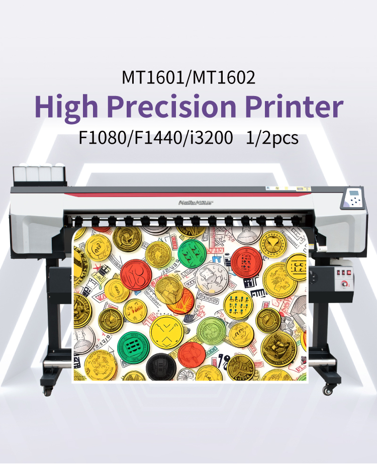 Best Quality Textile Fabric Professional 1.6m Dye Wide Sublimation Printer Large Prints Printing Machine I3200/F1080/F1440 Head