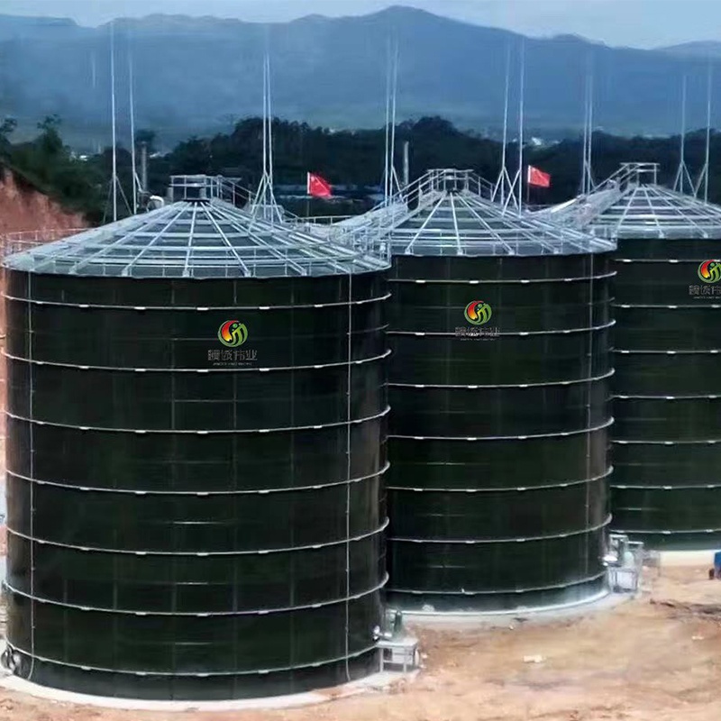 Biogas Digester Factory Manufacturer Industrial Biogas Toilet System Automatic Control Pressure Vessel Motor PLC Engine New