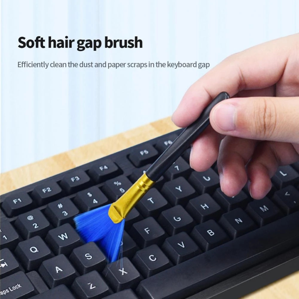 DS1585 10Pcs/Set Laptop Keyboard Cleaning Brush Kit Computer Headset Dust Brushes Electronic Cleaner Anti-static Keyboard Brush
