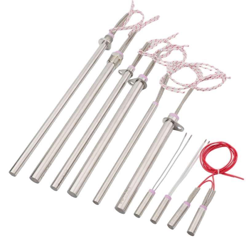 Customized 220v 800w Industrial Stainless Steel Electric Resistance 12" Insertion Cartridge Heater 1000w