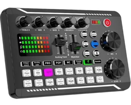 Bewin  Sound Card Set Noise Cancelling for Live Streaming Sound Card Audio Mixer