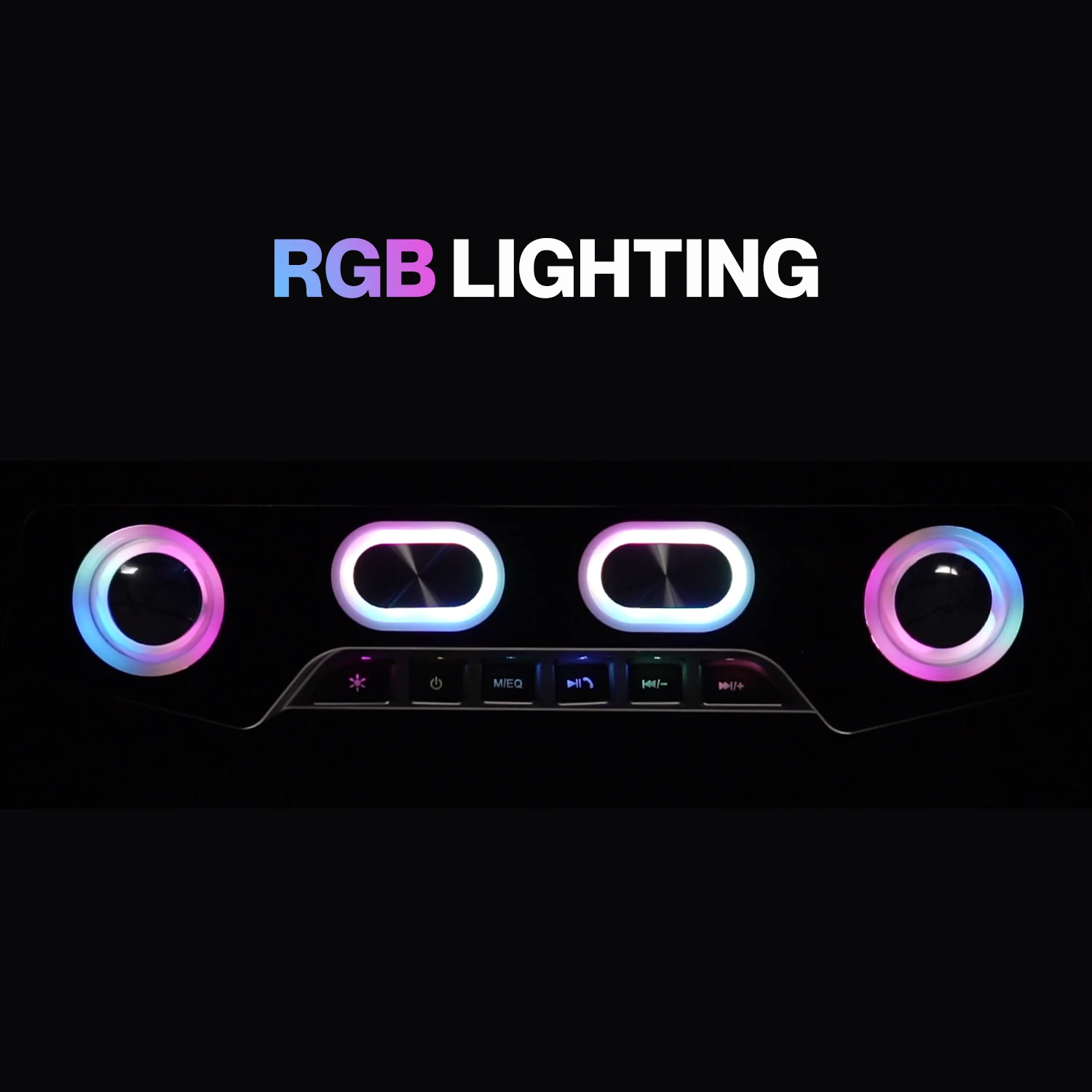 Игровая Bluetooth колонка FIFINE A16: беспроводная компьютерная акустика с RGB подсветкой и чистым стереозвуком для геймеров