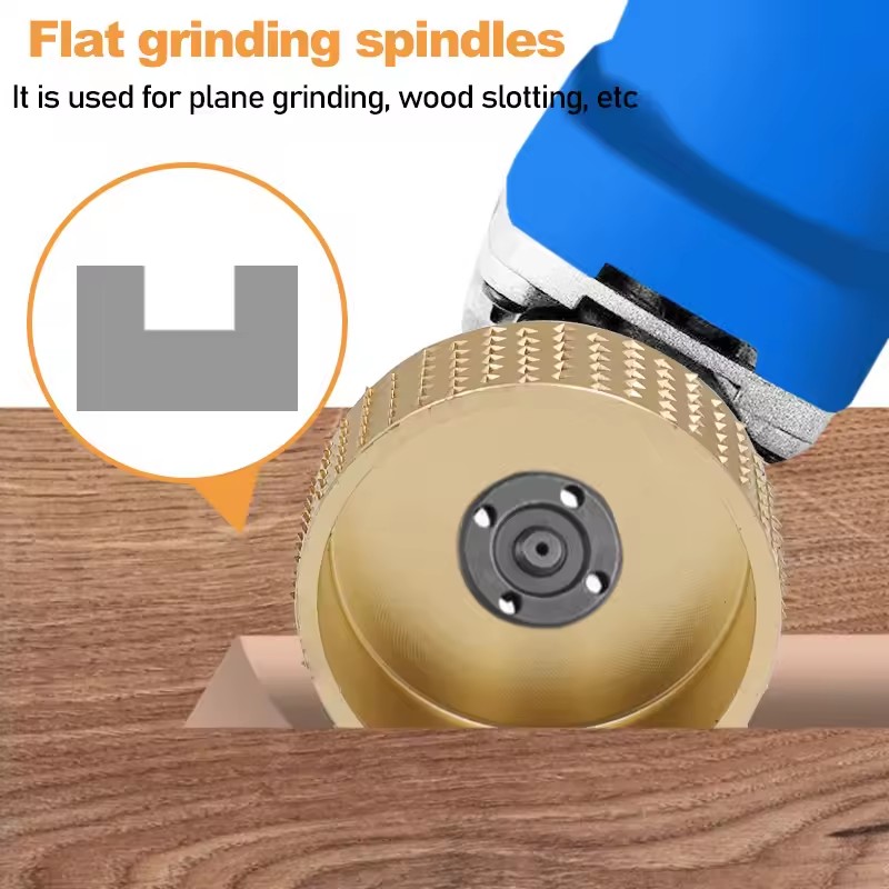 Bore 16mm 22mm Woodworking Grinding Wheel Sanding Carpenter Round Disc Household Professional Workshop Filing Shaping Angle Gold